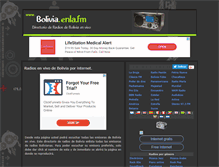 Tablet Screenshot of bolivia.enlafm.com