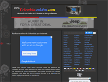 Tablet Screenshot of colombia.enlafm.com