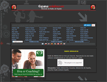 Tablet Screenshot of espana.enlafm.com